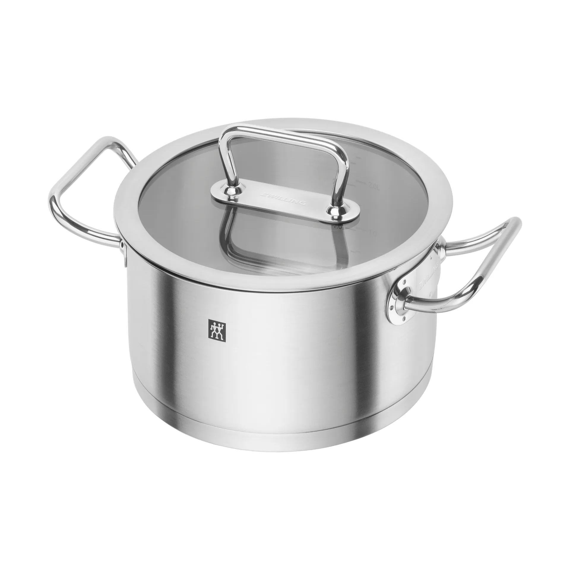Zwilling pro gryte med glasslokk rustfritt stål, 3,1 L Zwilling