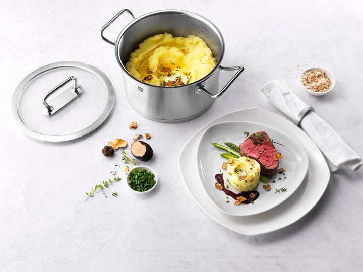 Zwilling pro gryte med glasslokk rustfritt stål, 3,1 L Zwilling