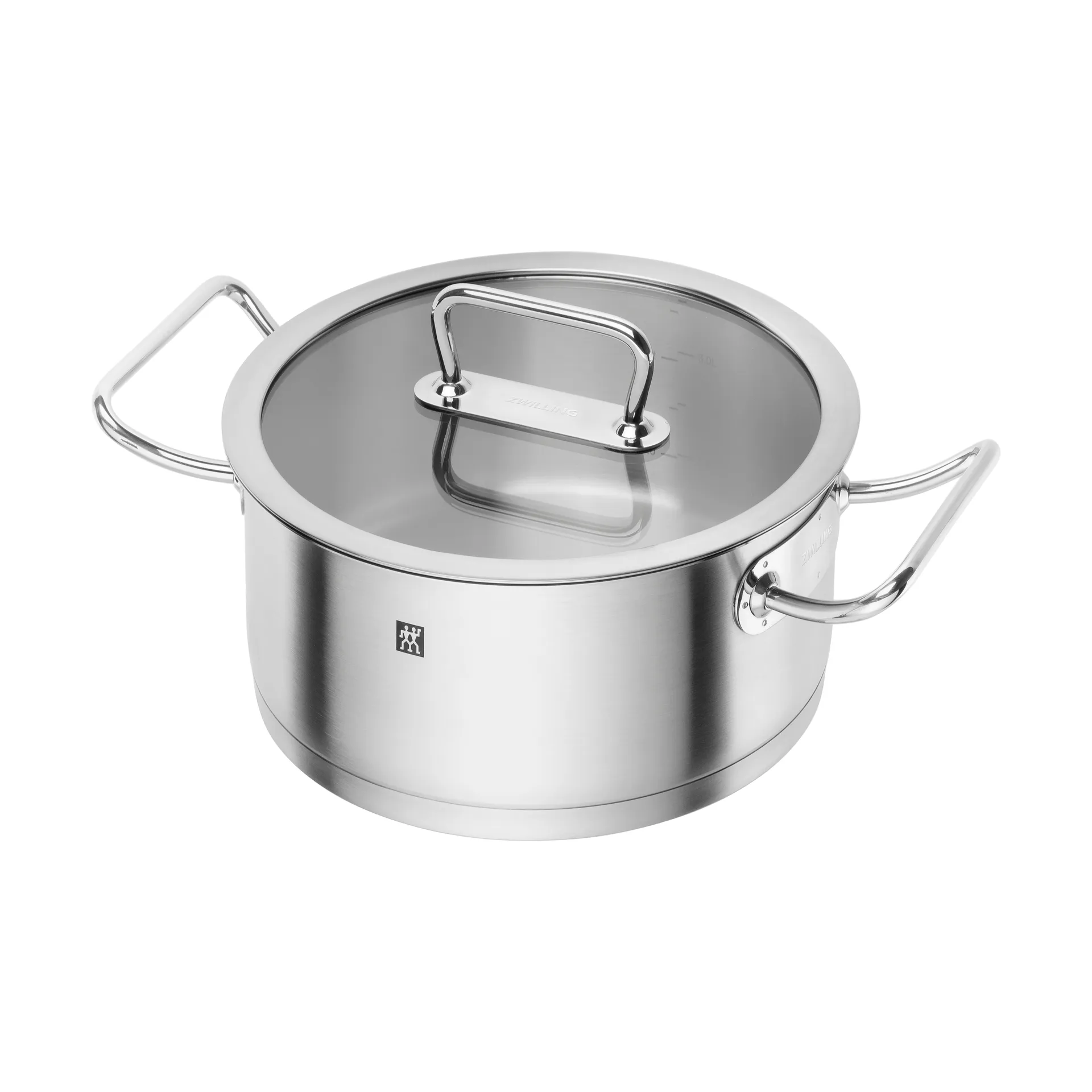 Zwilling pro gryte med glasslokk rustfritt stål, 4,1 L Zwilling