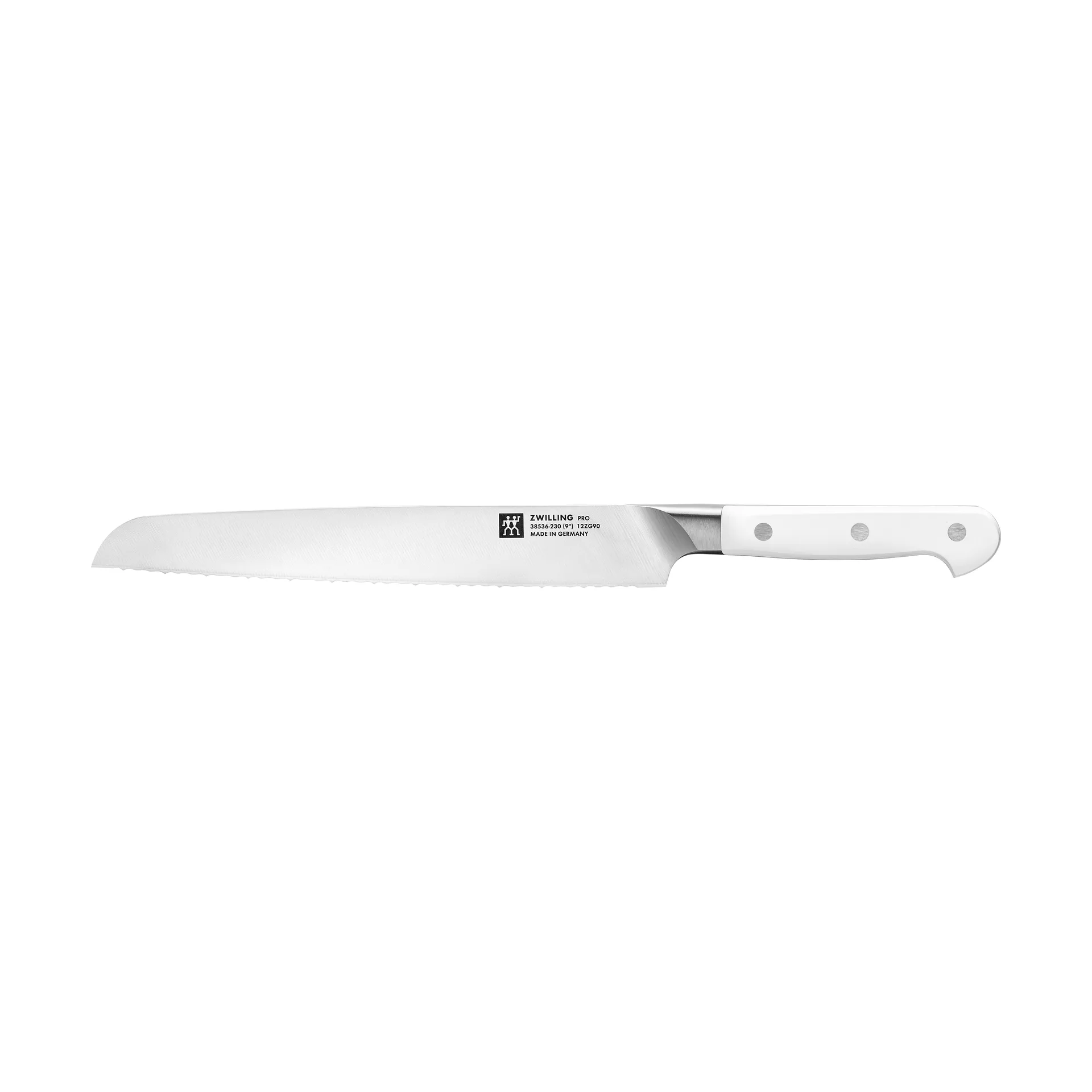 Zwilling pro le Blanc brødkniv 23 cm, Hvit-rustfritt stål Zwilling