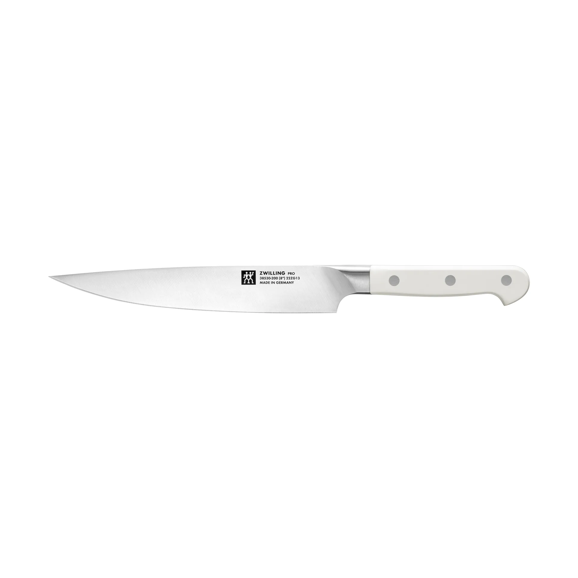 Zwilling pro le blanc filé/kjøttkniv 20 cm, Hvit-rustfritt stål Zwilling