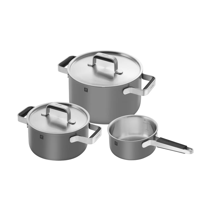 Zwilling Pure kasserollesett 5 deler - Grå - Zwilling