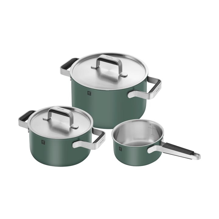 Zwilling Pure kasserollesett 5 deler - Grønn - Zwilling