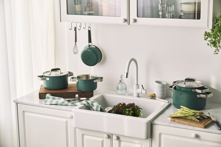 Zwilling Pure kasserollesett 5 deler, Grønn Zwilling