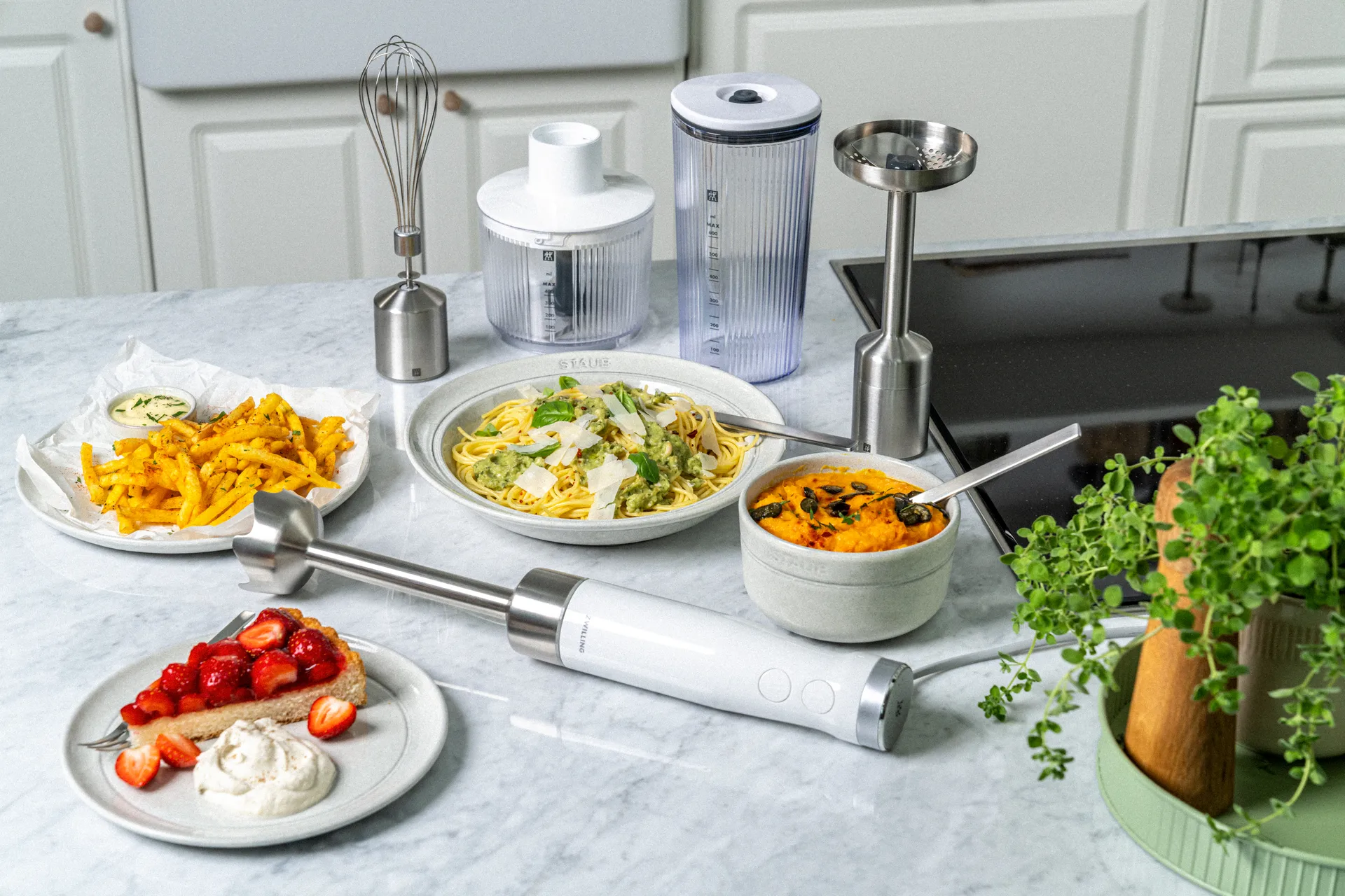 Zwilling stavmikser potetmoser tilbehør 23 cm, Sølv Zwilling