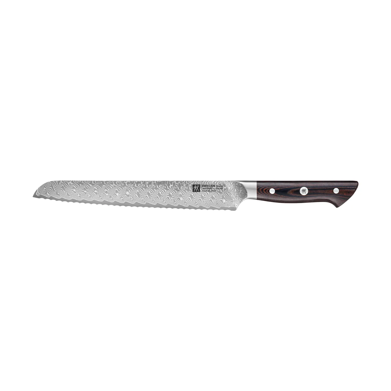 Zwilling Zwilling Tanrei brødkniv 23 cm Damaskus-svart