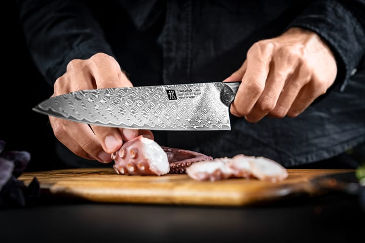 Zwilling Tanrei kokkekniv Gyutoh 20 cm, Damaskus-svart Zwilling