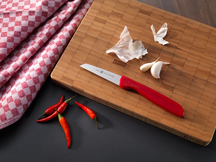 Zwilling Twin grip grønnsakskniv 7 cm, Rød-rustfritt stål Zwilling
