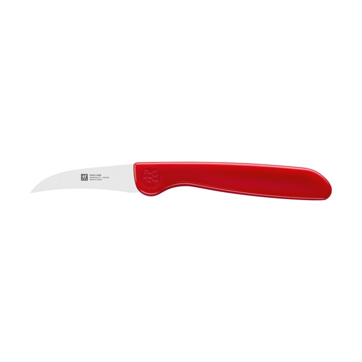Zwilling Twin grip skrellekniv 5 cm - Rød-rustfritt stål - Zwilling